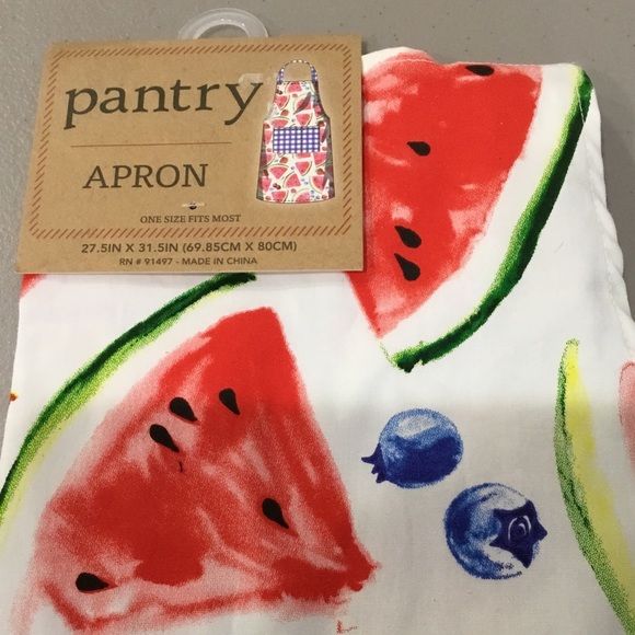 ❤️Take 50% Off! NWT Watermelon Pantry Apron - Picture 5 of 8